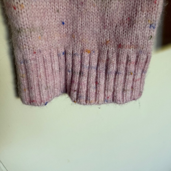 Club Monaco Ocalla Pink Knit Bell Sleeve Sweater Alpaca Wool Blend Size Small - Picture 5 of 13